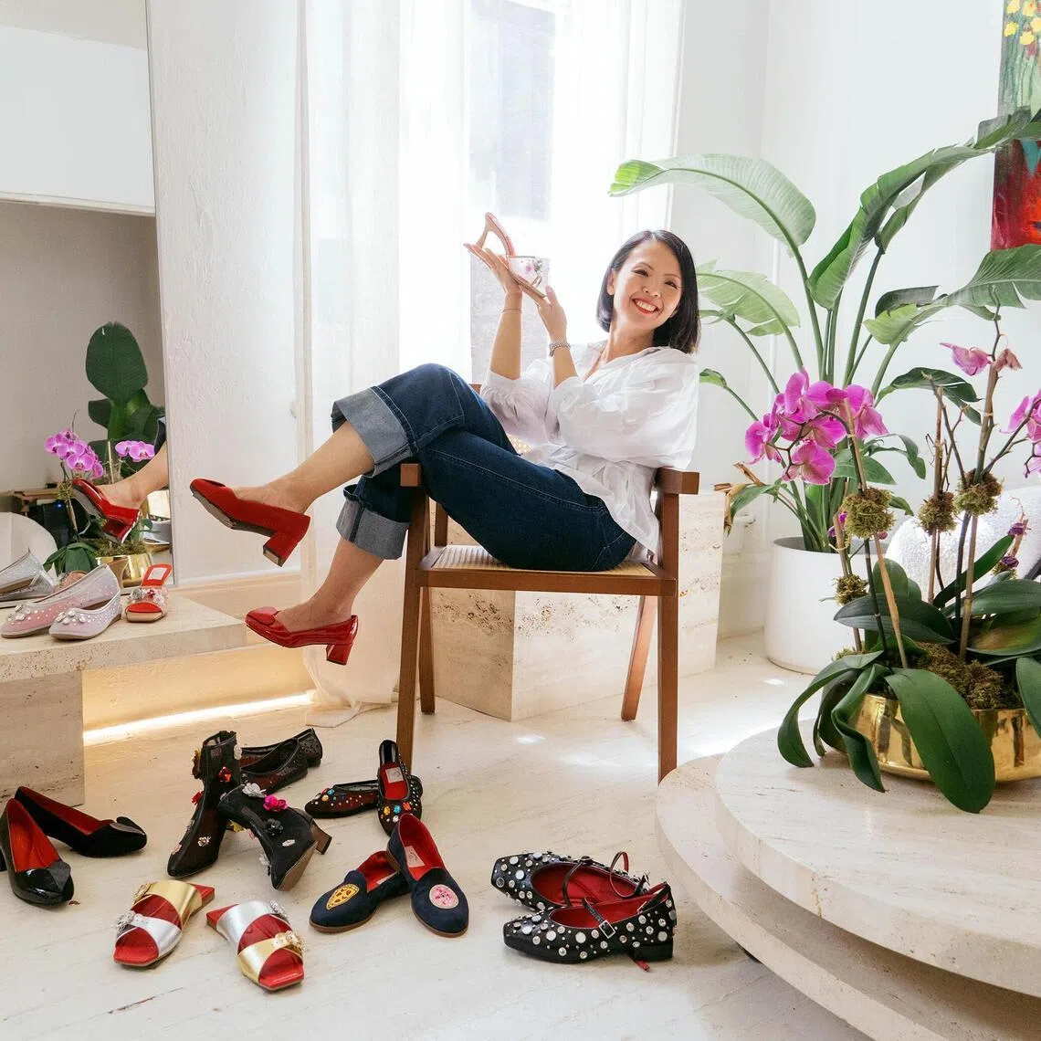 Yvonne Liao at her home studio in New York City.
