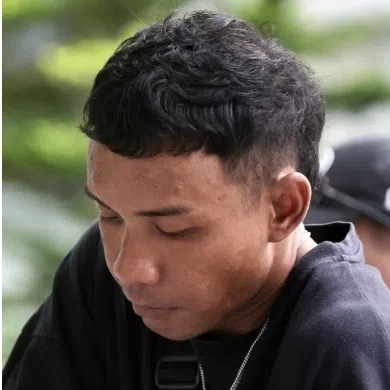 Mohamad Aziffi Selamat (left) and Muhammad Khairul Amir Suhaimi were sentenced to jail on Oct 21.