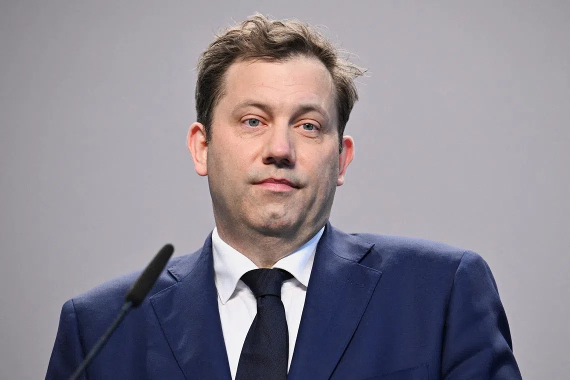 New German finance minister Klingbeil is champion of higher defence  spending | The Straits Times