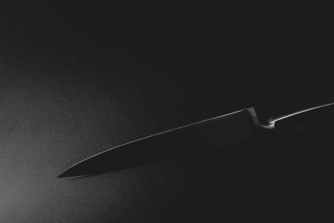 The girl was found with stab wounds to her back in the town of Angelholm by a passer-by.