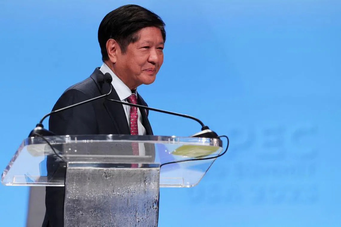 Ferdinand Marcos Jr. President of the Philippines attends the Asia-Pacific Economic Cooperation (APEC) CEO Summit in San Francisco, California, U.S., November 15, 2023. REUTERS/Carlos Barria/ File photo