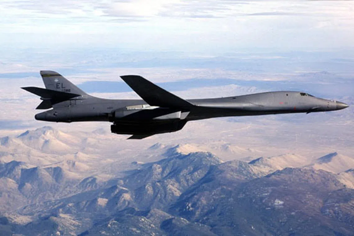 A file picture of a US B-1B Lancer.