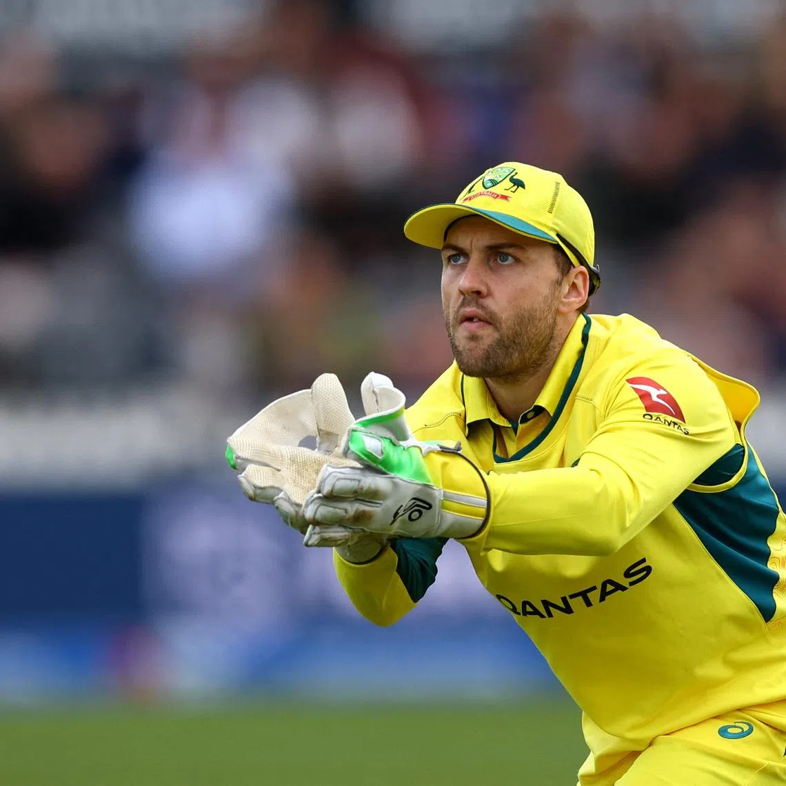 Cricket - Fifth One Day International - England v Australia - Bristol County Ground, Bristol, Britain - September 29, 2024 Australia's Josh Inglis in action Action Images via Reuters/Matthew Childs