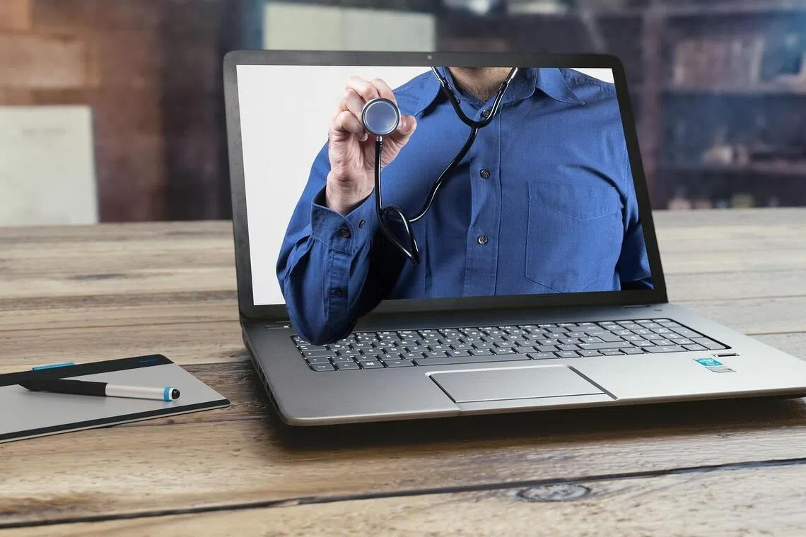 Doctor, Telemedicine, Laptop