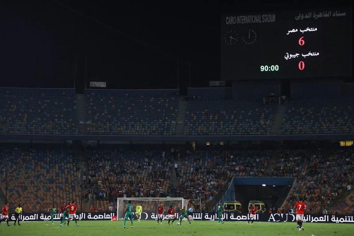 Soccer Football - World Cup - CAF Qualifiers - Group A - Egypt v Djibouti - Cairo International Stadium, Cairo, Egypt - November 16, 2023  General view during the match REUTERS/Amr Abdallah Dalsh/file photo