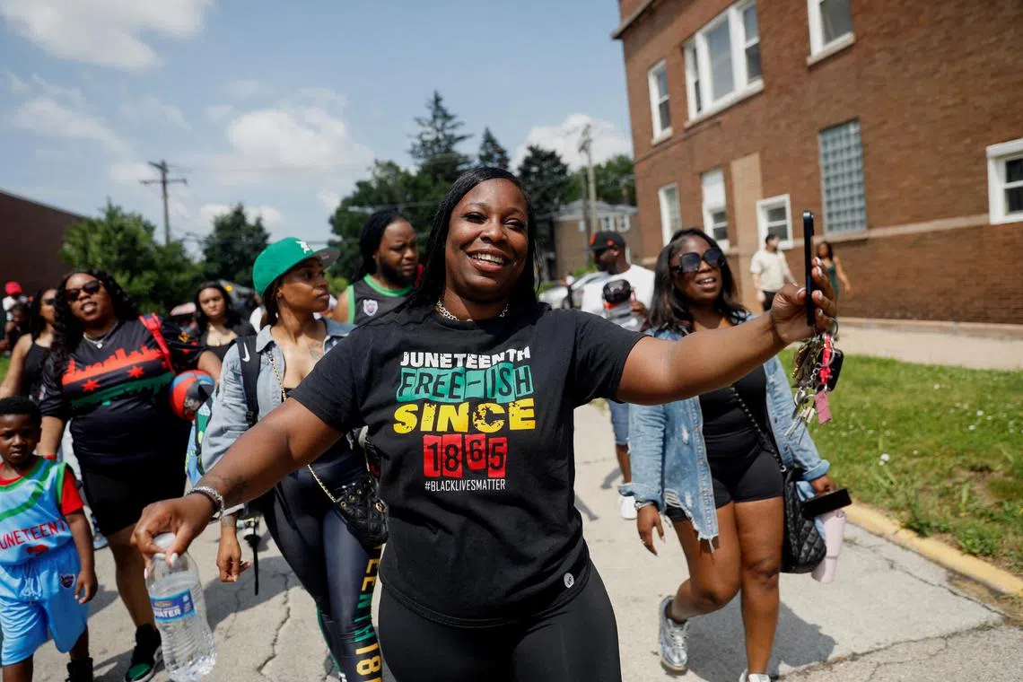 US President Donald Trump took issue with the number of non-working holidays in the country on Juneteenth, claiming the holidays were costing the country billions of dollars.