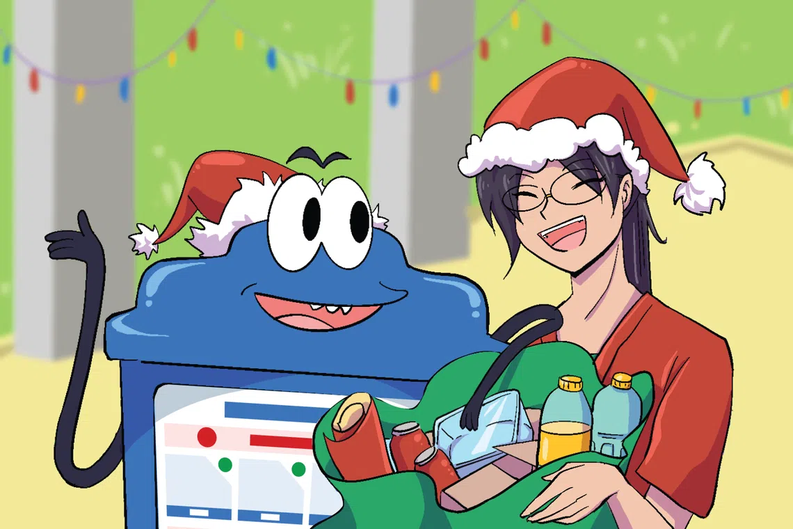 This festive season, make recycling the right way a part of your cleaning routine by finding out what should and should not be thrown into the blue recycling bins.
