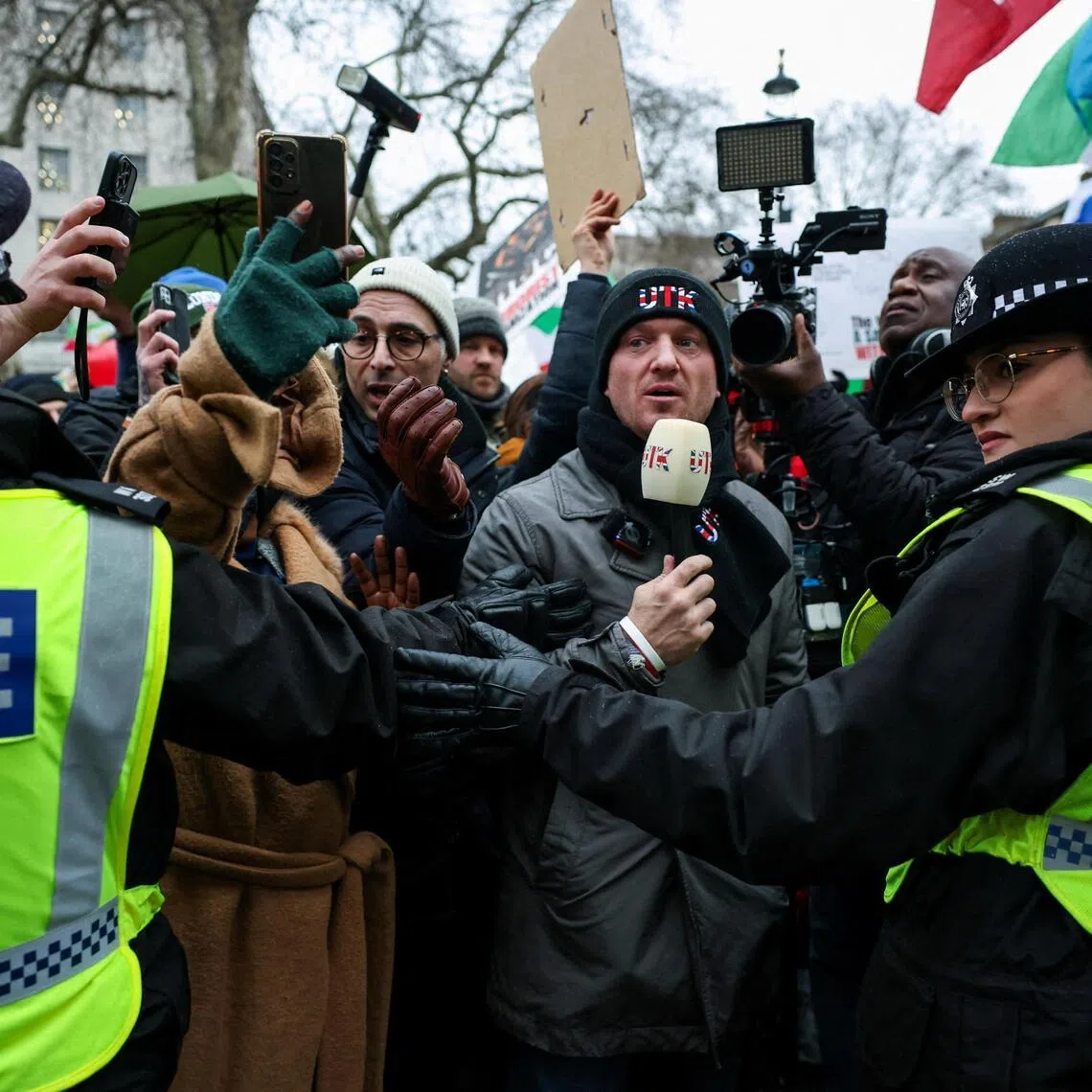 Far-right activist Stephen Yaxley-Lennon, known as Tommy Robinson, drew over 150,000 people into central London to a rally in 2025.
