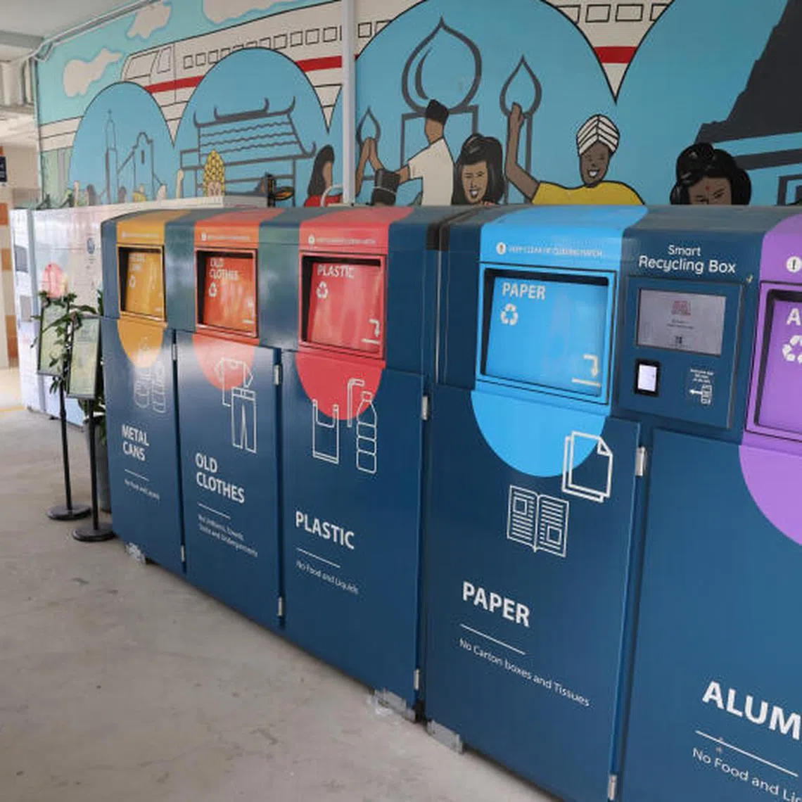 To use the smart boxes, residents have to download an app and register for an account. 
