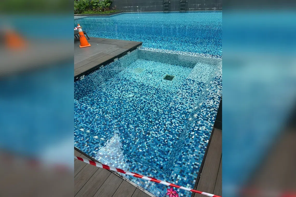 While in the jacuzzi on Feb 22, the boy was allegedly pulled underwater by the suction force of the pressure pump system and became trapped.