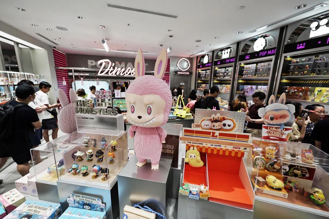 In June, Pop Mart launched snack-themed Labubu dolls, which drew a queue of some 160 fans at its Ion Orchard store, with some showing up even before dawn.