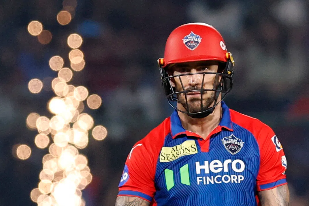 Cricket - Indian Premier League - IPL - Delhi Capitals v Kolkata Knight Riders - Arun Jaitley Stadium, New Delhi, India - April 29, 2025 Delhi Capitals' Faf du Plessis. REUTERS/Mihir Singh