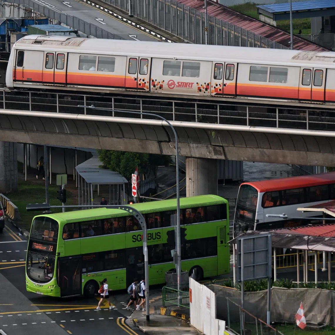 Train services on the North-South, East-West, Circle and Thomson-East Coast lines will run about half an hour later than usual. 