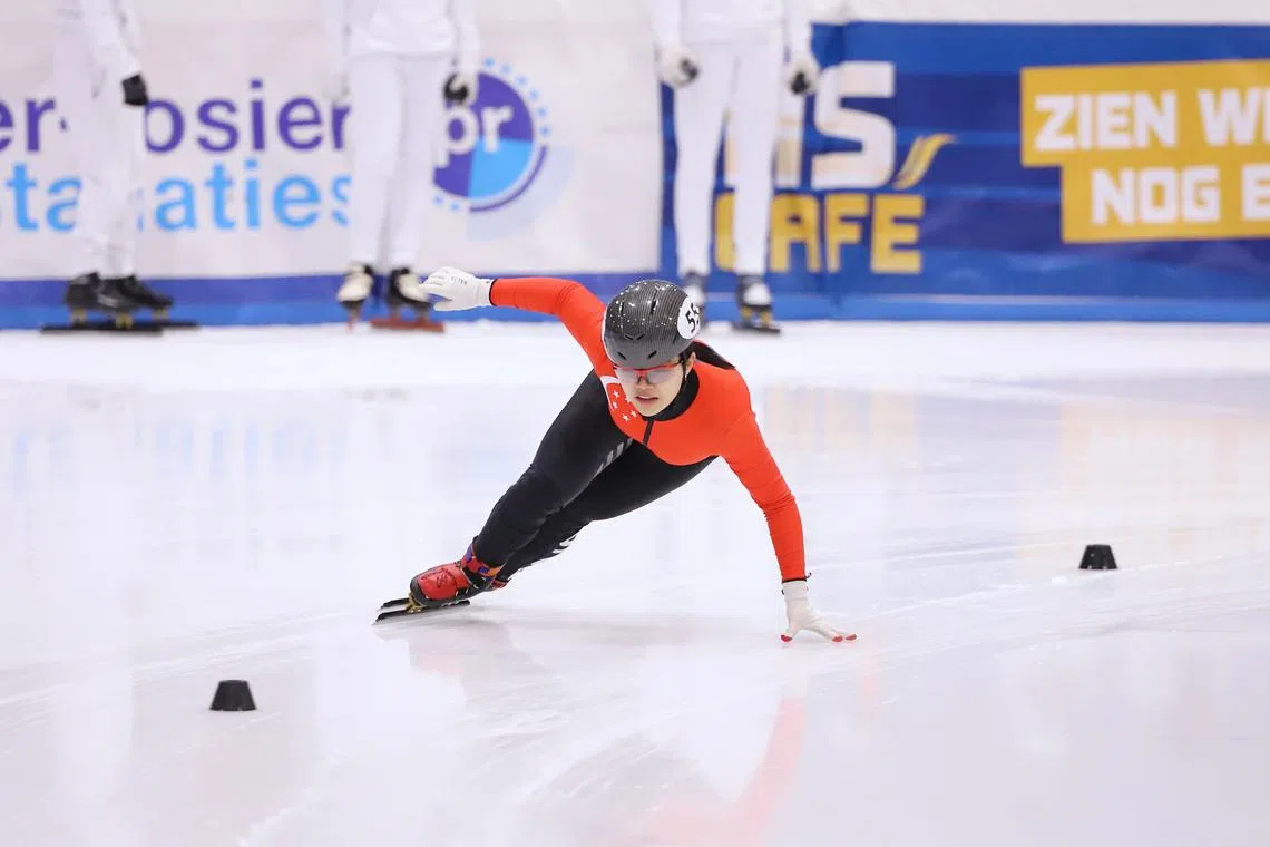 Amelia Chua earned Singapore's second quota spot for the Winter Youth Olympic Games.