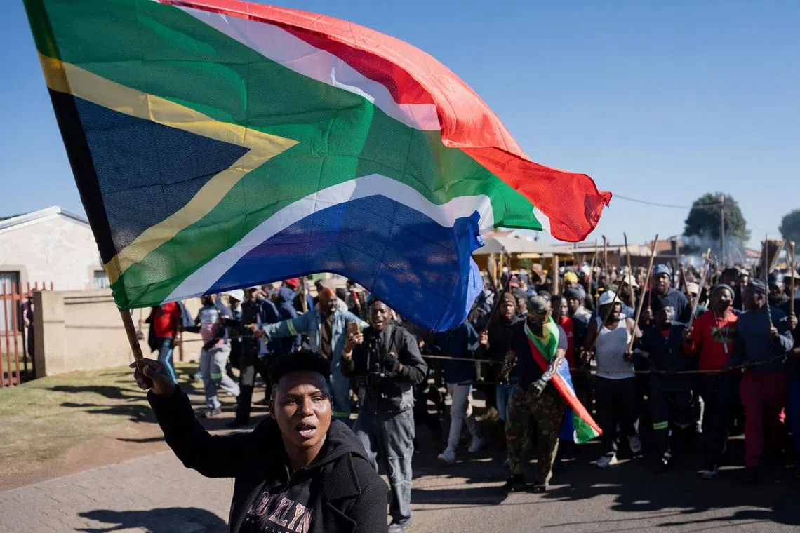 South Africa's Ramaphosa vows crackdown on groups behind xen