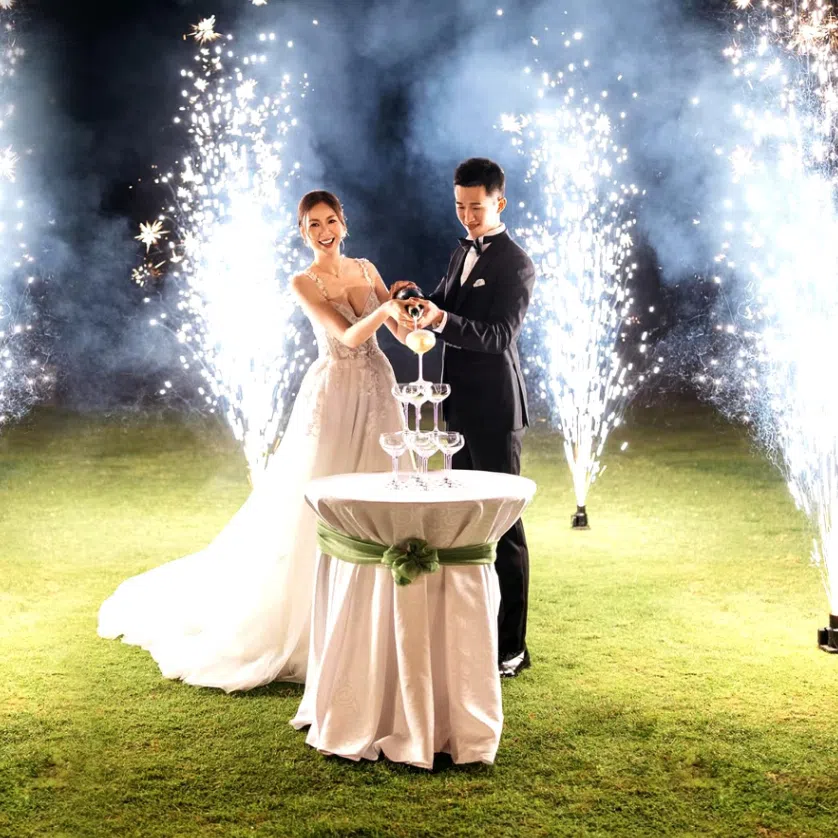 The marriage caught fans by surprise as she has never admitted publicly that she was in a relationship.