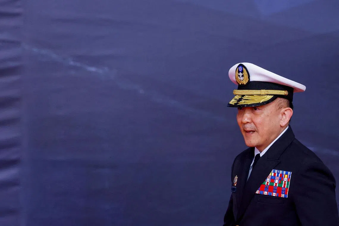 Adm Tang Hua is expected to attend a military ceremony and a conference in the US.