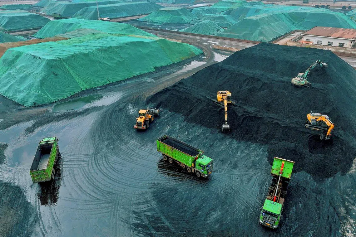 China relied on coal for nearly 60 per cent of its electricity last year.