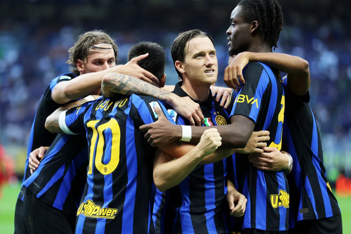 Champions Inter and title rivals aim to continue winning starts
