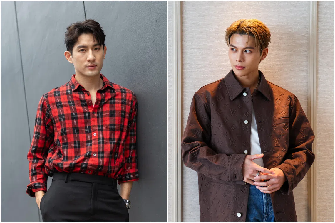 Ayden Sng (left) and Glenn Yong are on the list of 100 Most Handsome Faces of 2025.