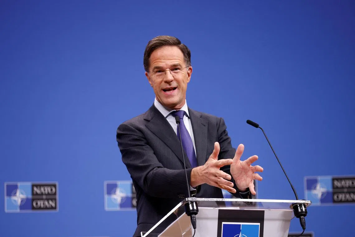 Nato Secretary-General Mark Rutte delivered his first major speech since taking office as Nato secretary-general in October.