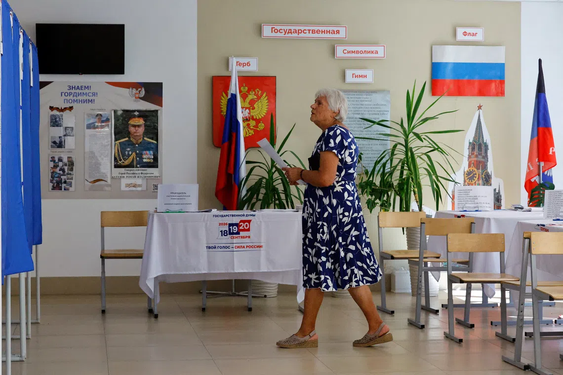 Russian election, cast as test of support for Ukraine war, enters final day