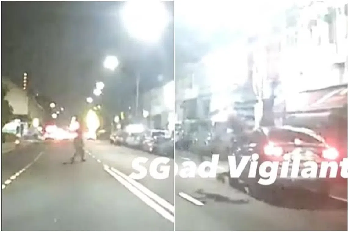 A 51-year-old man and a 32-year-old woman were conscious when taken to hospital, said the police. 