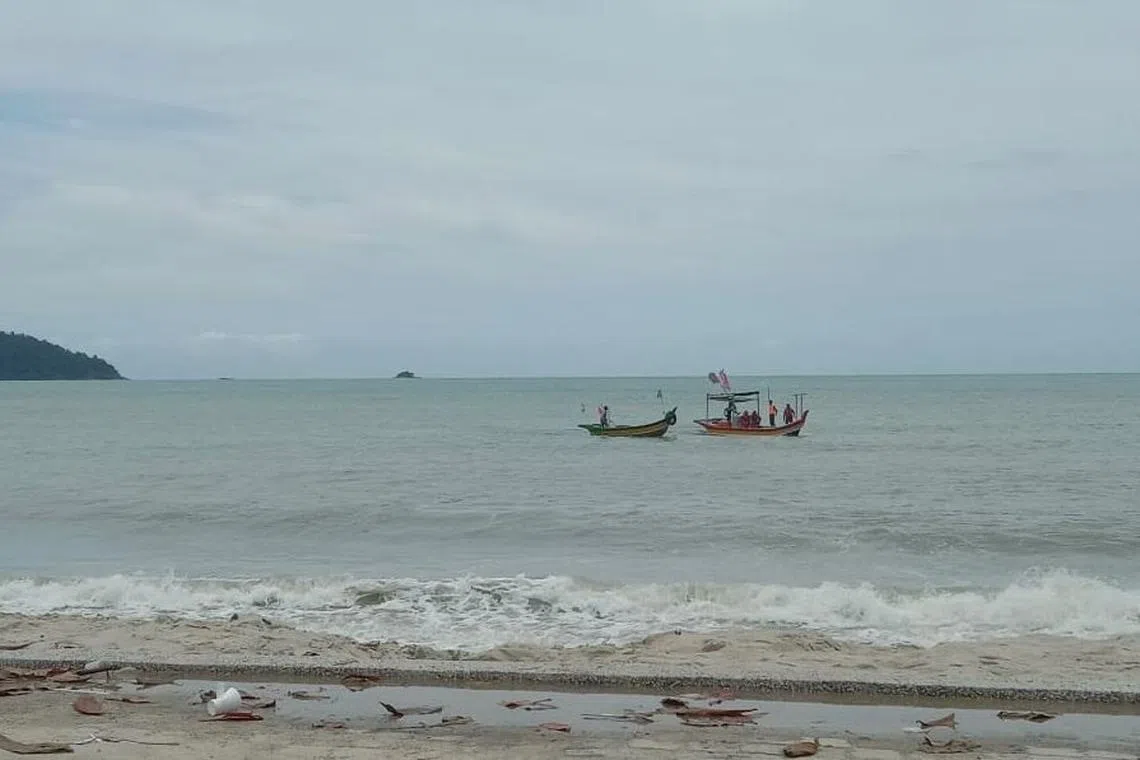 The victim was swimming in the sea when he saw another person almost drowning and swam towards that direction to help him.