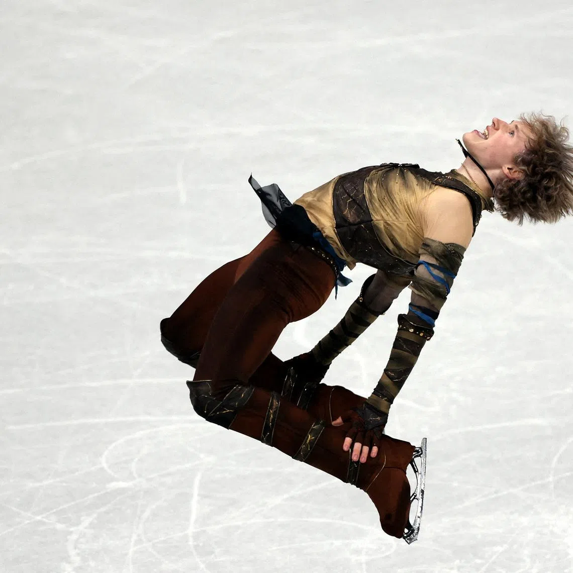 Milano Cortina 2026 Olympics - Figure Skating - Men Single Skating - Short Program - Milano Ice Skating Arena, Milan, Italy - February 10, 2026. Ilia Malinin of United States performs during the Short Program REUTERS/Yara Nardi