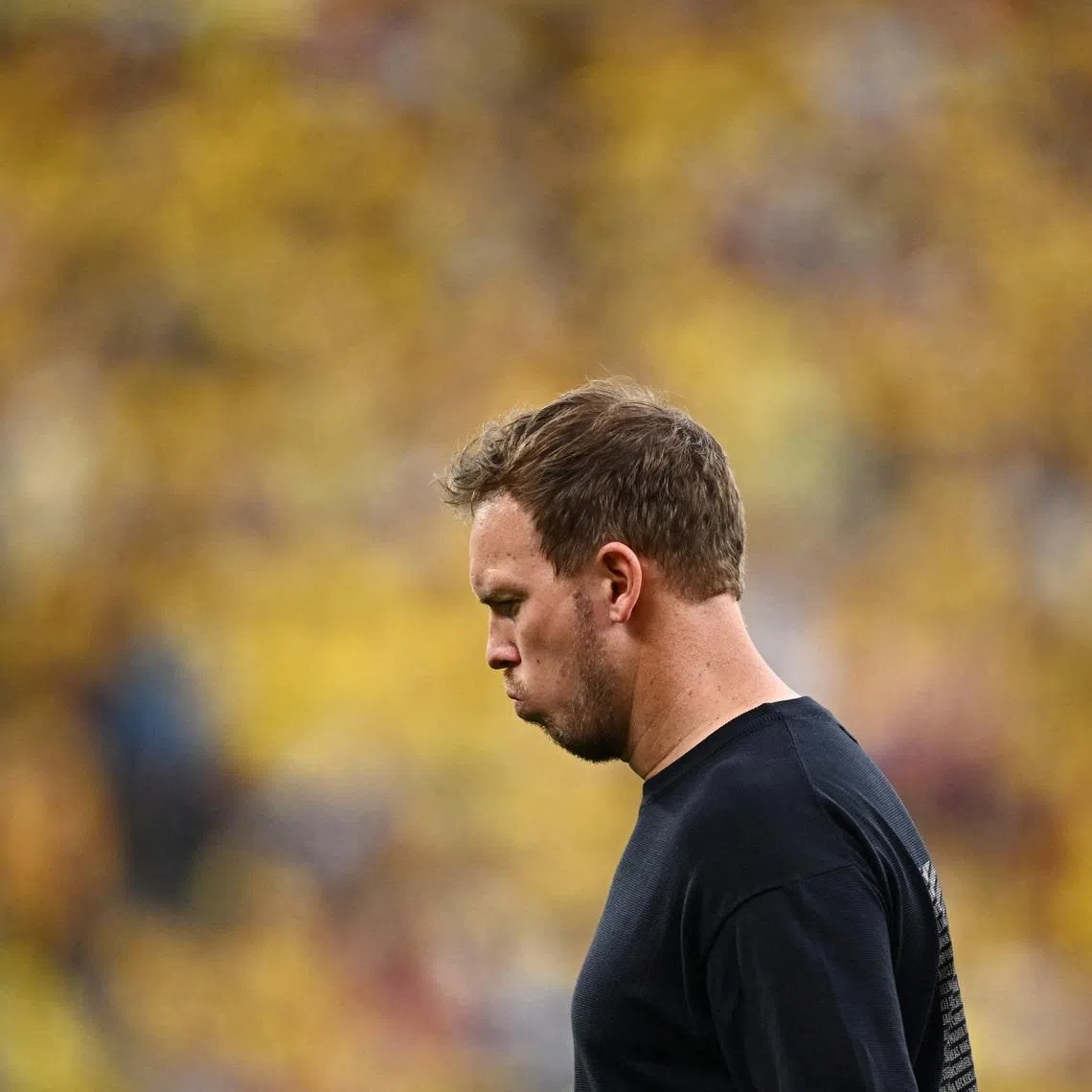Germany coach Julian Nagelsmann Nagelsmann said the team have to “be more calm and more active in certain situations” to avoid squandering leads.