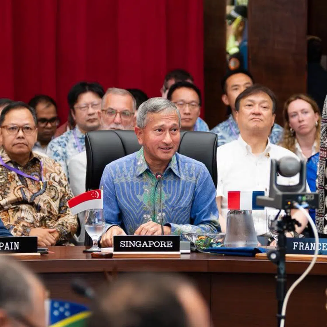 Foreign Minister Vivian Balakrishnan at the 55th Pacific Islands Forum Leaders Meeting with Dialogue Partners in Palau, on Sept 1.