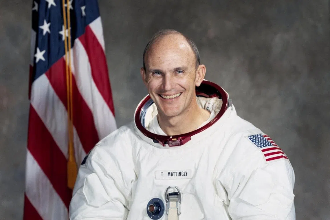 Mr Thomas Mattingly helped bring the Apollo 13 mission crew back home safely thanks to his problem-solving efforts from ground control.
