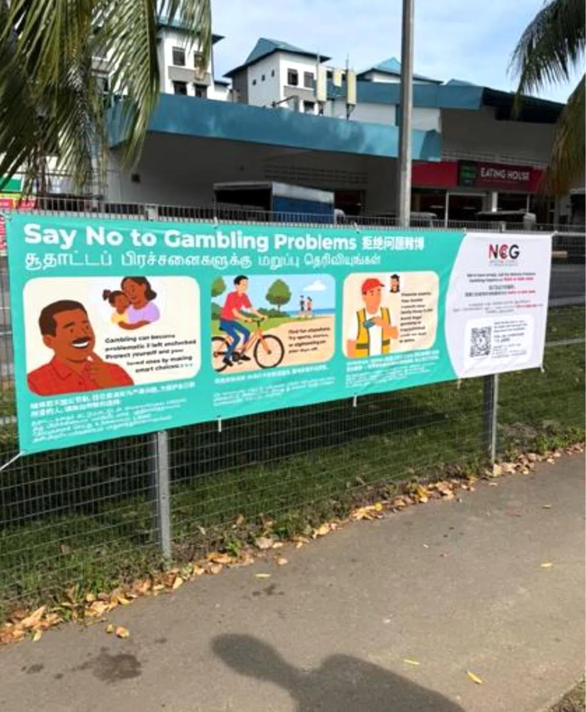 Banners at dormitories warning of gambling problems, produced self-exclusion guides in six languages, and conducted outreach at places frequented by migrant workers.