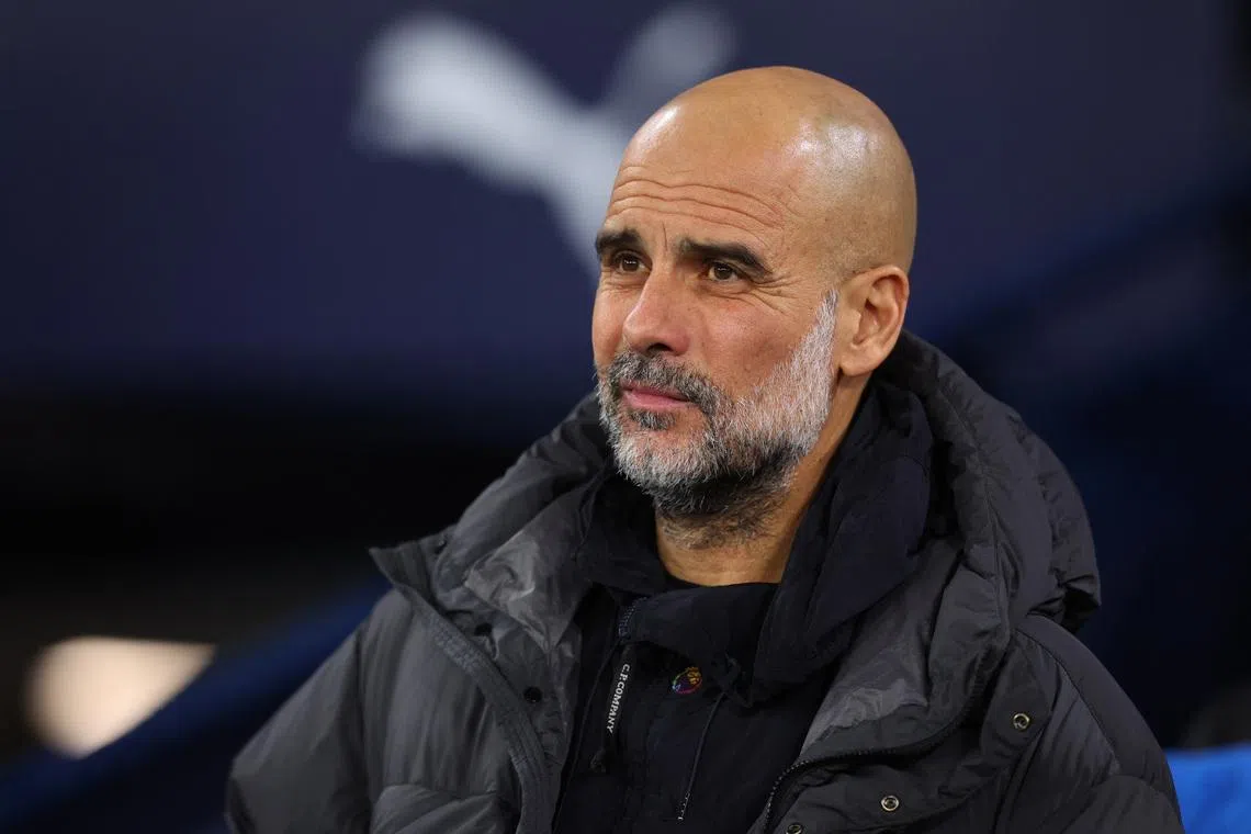 Soccer Football - Premier League - Manchester City v Newcastle United - Etihad Stadium, Manchester, Britain - February 21, 2026 Manchester City manager Pep Guardiola before the match Action Images via Reuters/Ed Sykes