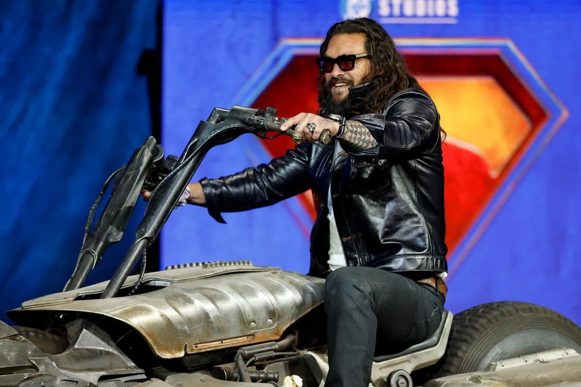 Jason Momoa is enjoying playing a range of roles, including intergalactic bounty hunter Lobo in Supergirl, which he described as “a childhood dream”.