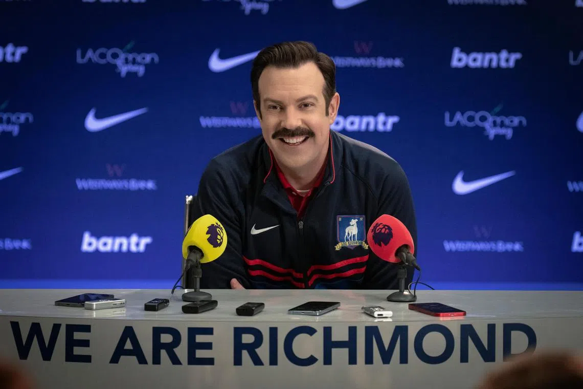 Jason Sudeikis in Ted Lasso 3



Source/copyright: Apple TV+