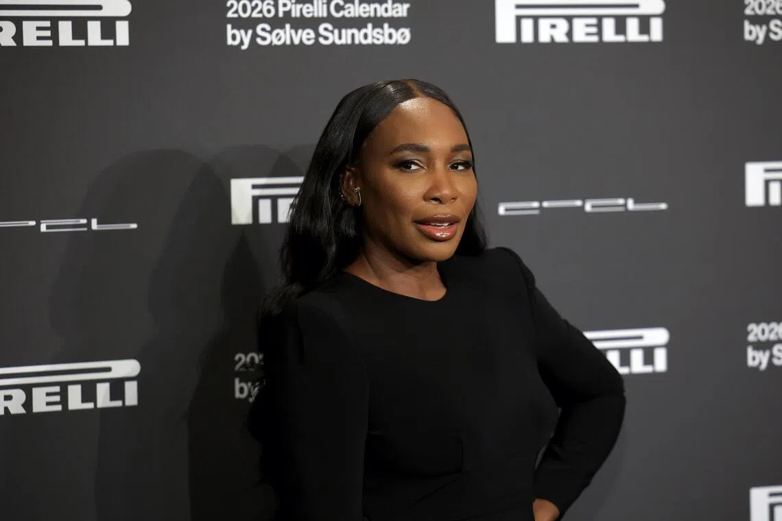 American tennis star Venus Williams will join actors Tilda Swinton, Isabella Rossellini and Gwendoline Christie in the 52nd edition of the Pirelli Calendar.