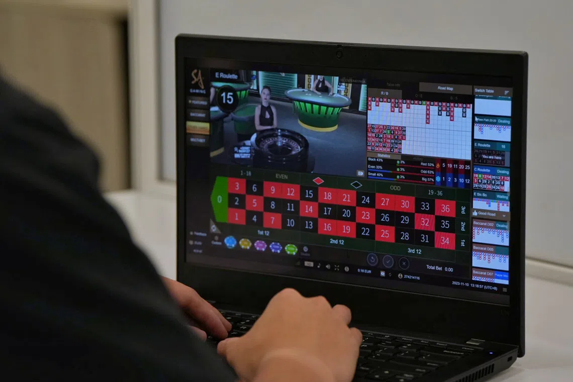 Although remote gambling sites are illegal in Singapore, The Straits Times managed to access one without the use of a VPN.