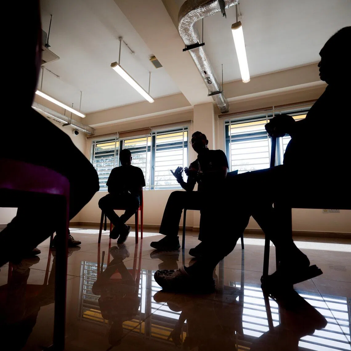 CMG20260209-JasonLee01/李冠卫/黄佳琪/SPS-YRSG Annual Statistics Release 2025 Media Briefing [Selarang Halfway House Multi-Purpose Hall 1 and 2, 1825 Upper Changi Road North, Singapore 506780] Embargoed till 3pm. Kindly mosaic faces if necessary (For halfway house supervisee)

Support Group Session