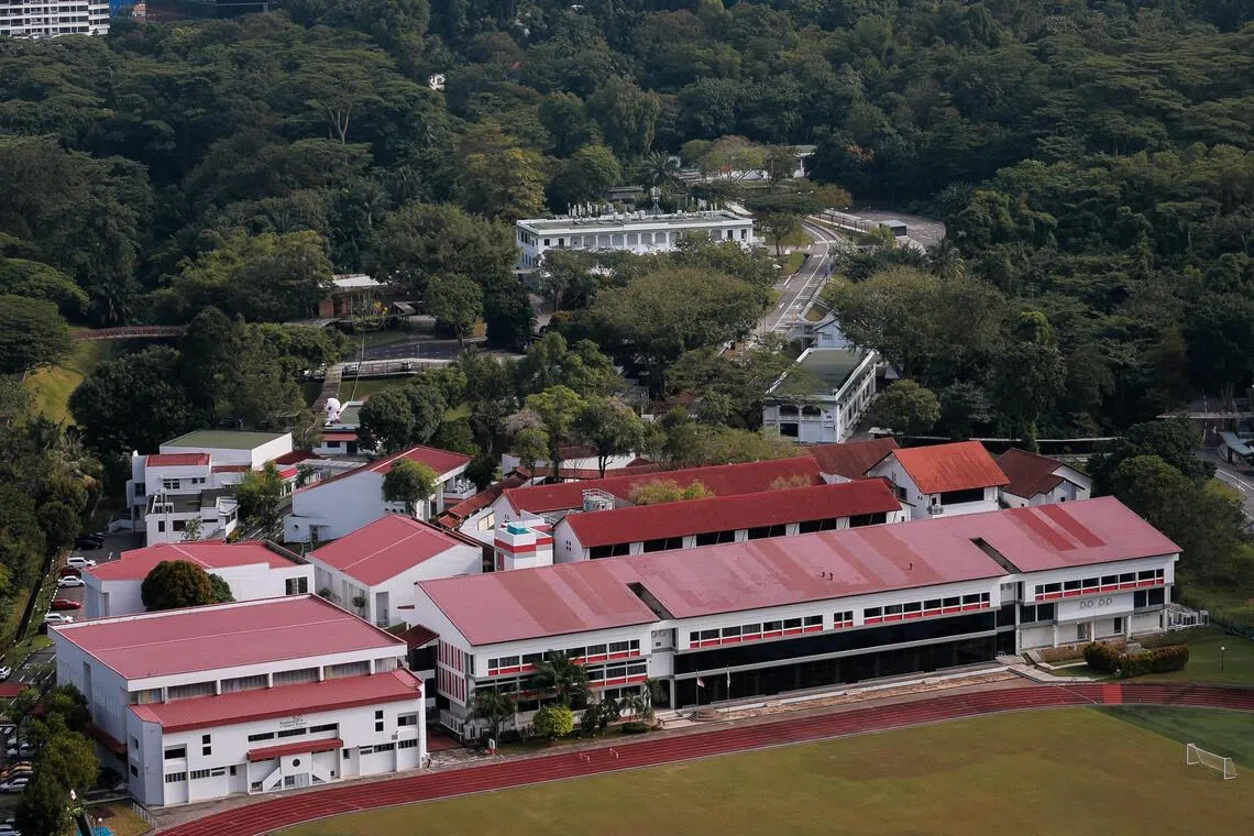 The former St Andrew’s Junior College at Gillman Barracks.