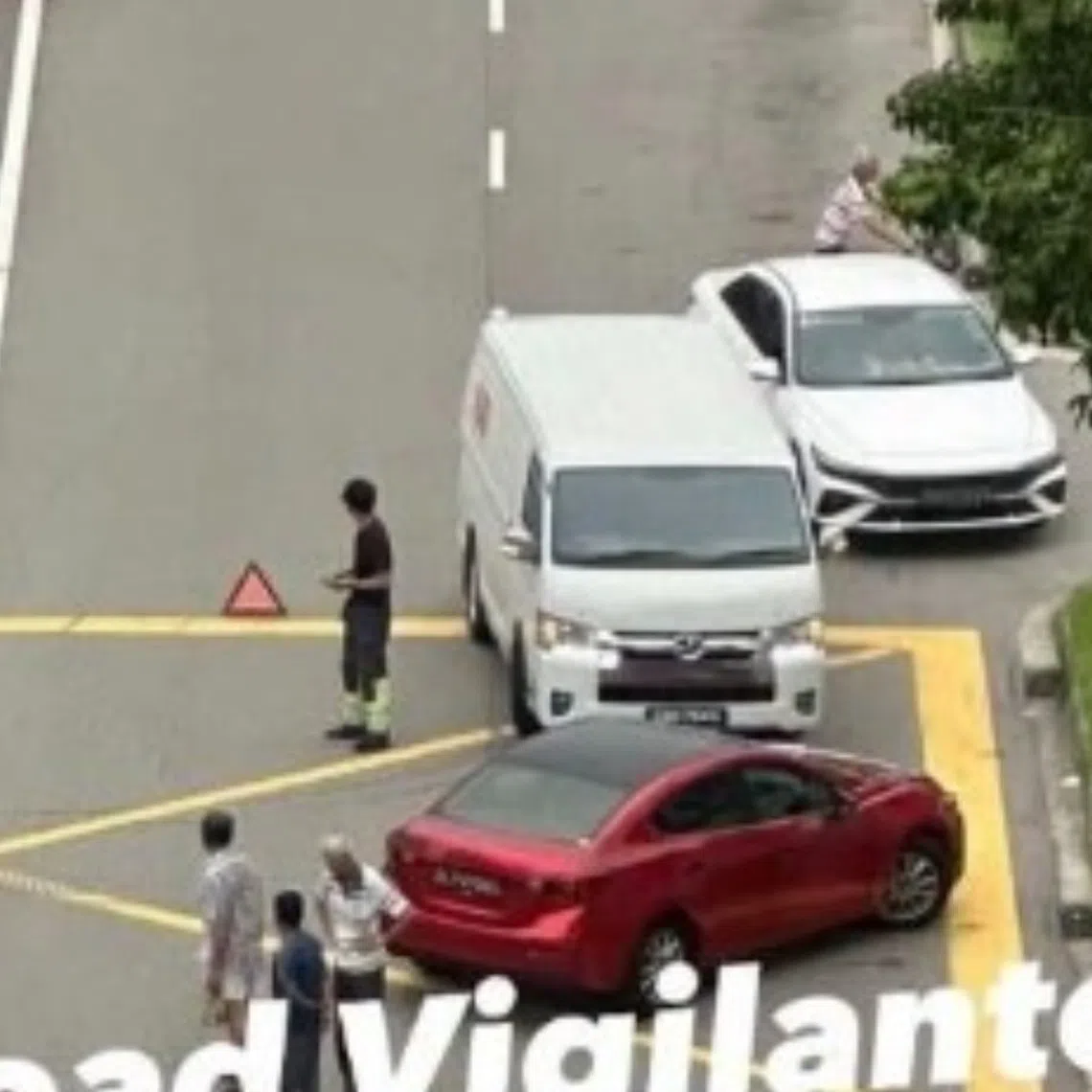 The accident took place along Jurong West Street 92 towards Jurong West Street 91.