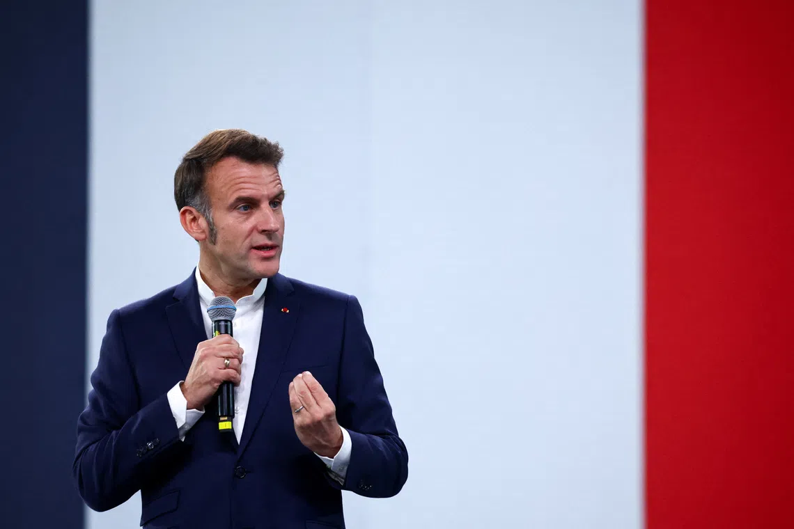 France's Macron to meet Zelenskiy, Starmer and Merz in London on Monday
