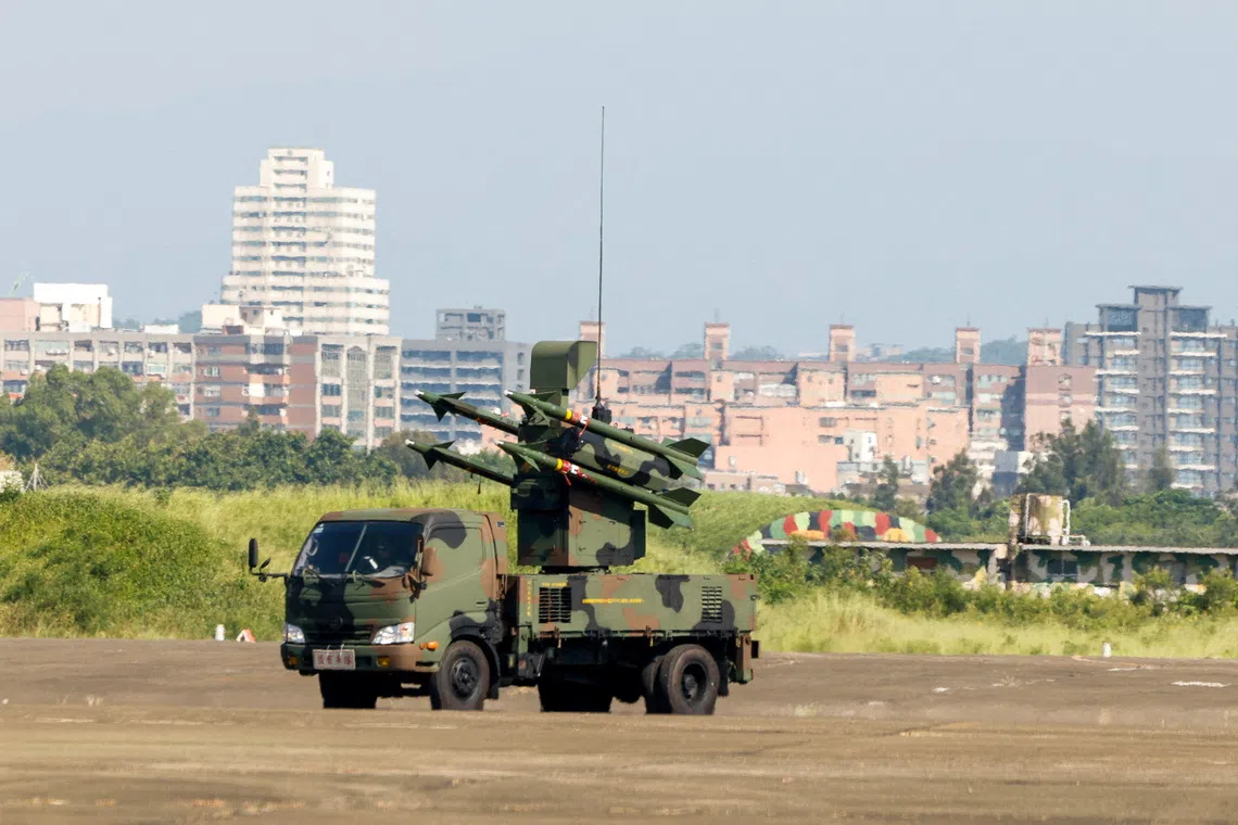 Lai boards missile boat for Taiwan coastal strike drill