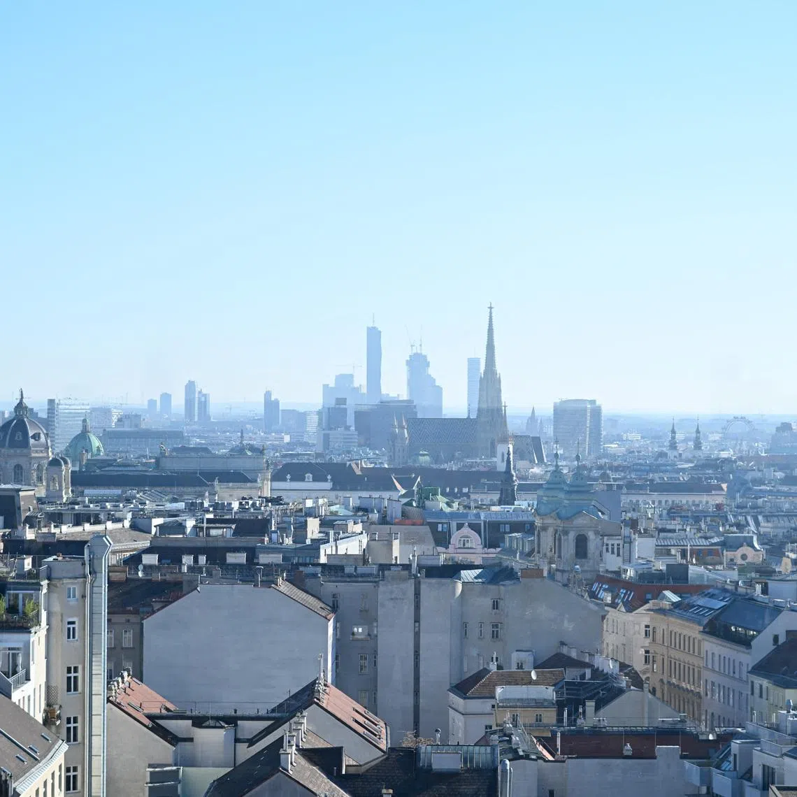 A general view of the city skyline in Vienna, Austria, April 16, 2025. REUTERS/Elisabeth Mandl