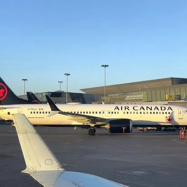 An Air Canada plane at Montreal-Pierre Elliott Trudeau International Airport. Air Canada said it was suspending service to Cuba from Feb 9 due to a lack of guaranteed fuel supply at airports there.