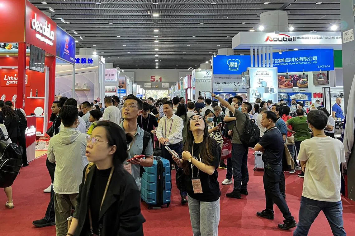 The Canton Fair saw only US$25.1 billion in transactions, well below the pre-pandemic level of US$30 billion in 2019.