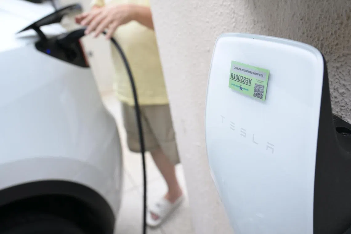 Existing EV chargers have to be registered by Jun 7 so that they can continue to be used. 