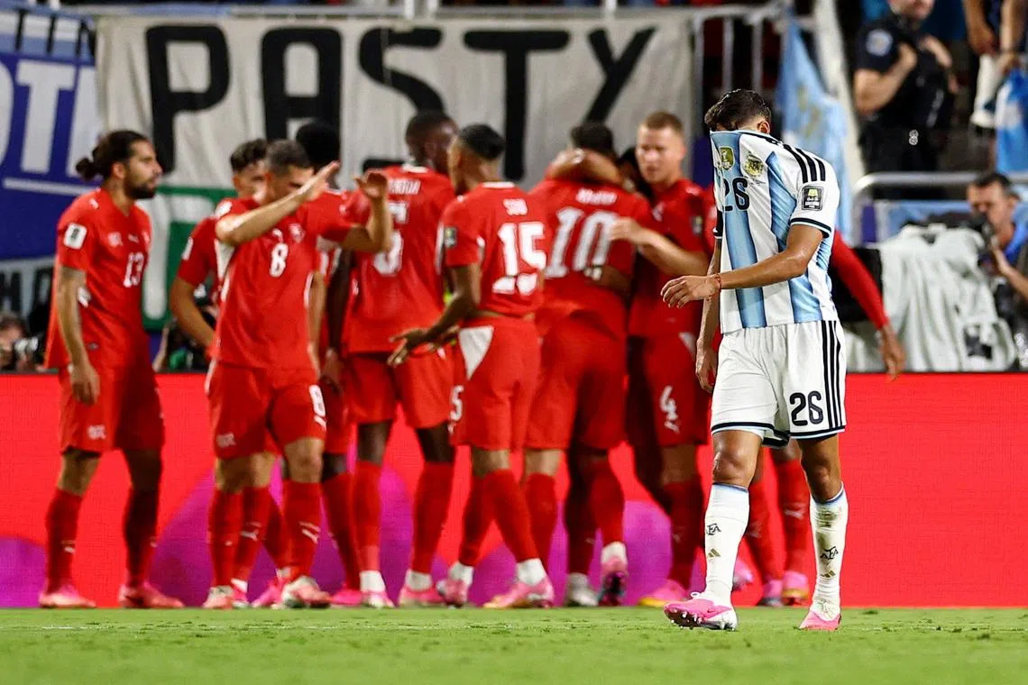 Switzerland reached the World Cup quarter-finals for the first time in 72 years.