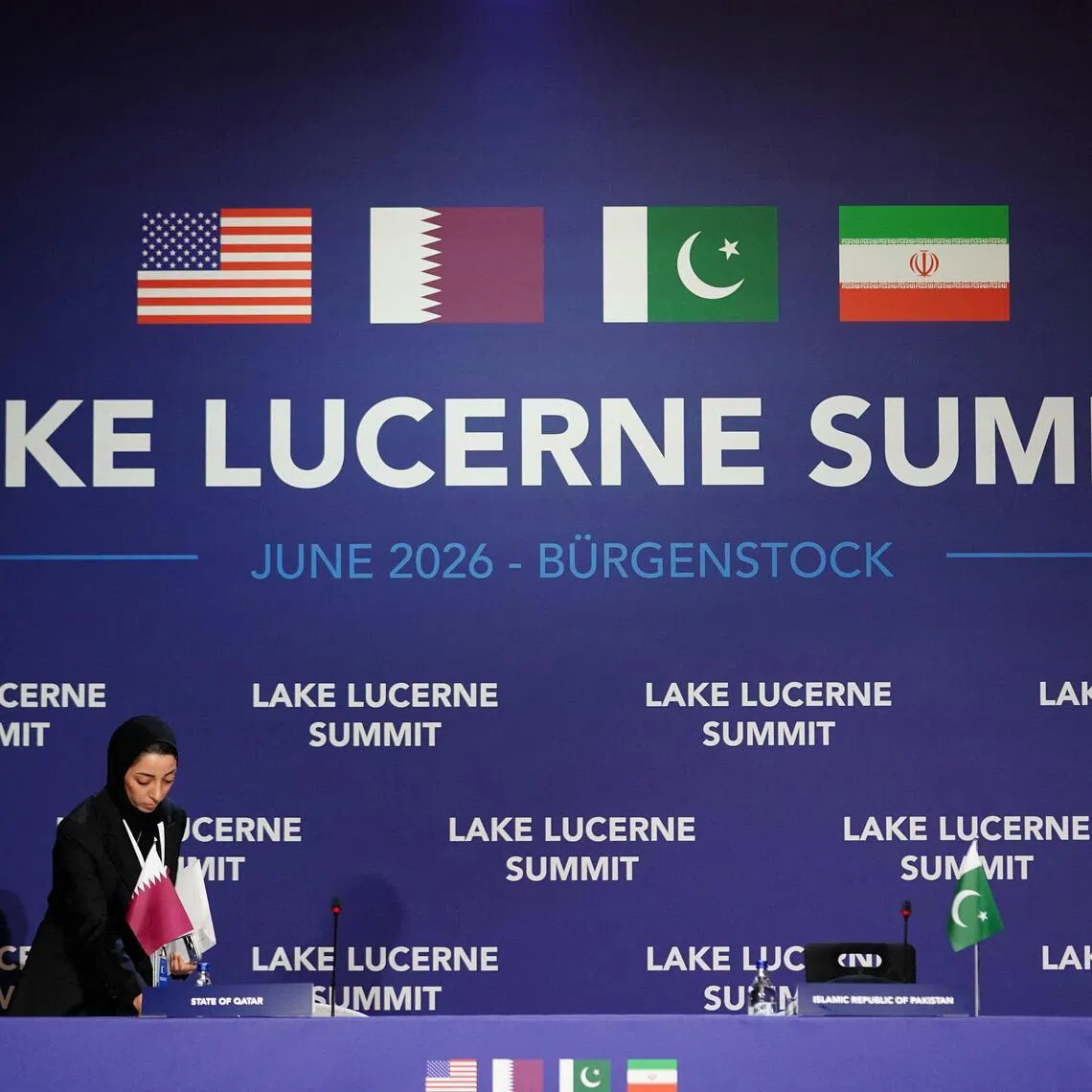The glitch occurred following the integration of a restricted zone over Buergenstock, the Swiss mountain resort where negotiations are taking place.