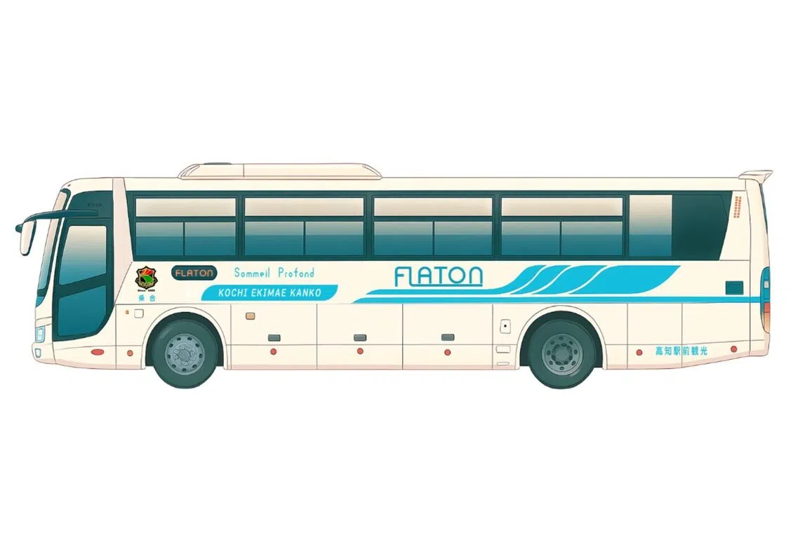 Japan launches first bus service with lie-flat seats